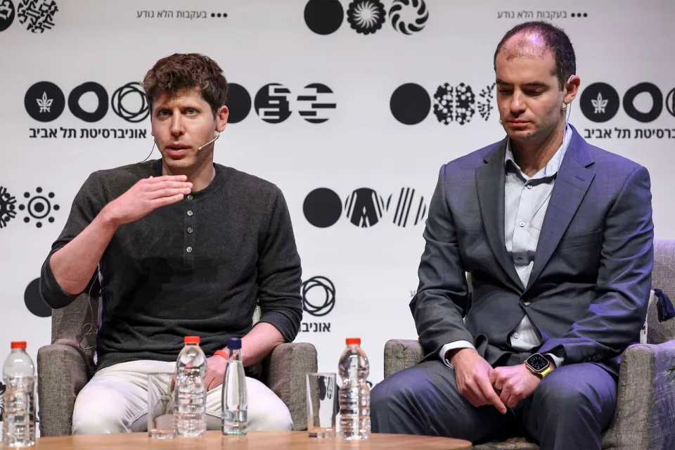 Ilya Sutskever and Sam Altman