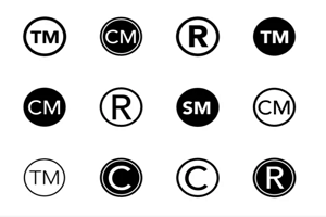 trademark symbols in China small