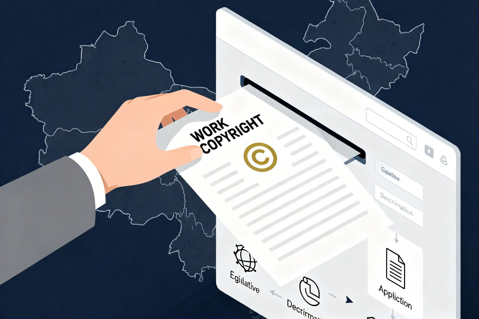 Chinese Work Copyright Application