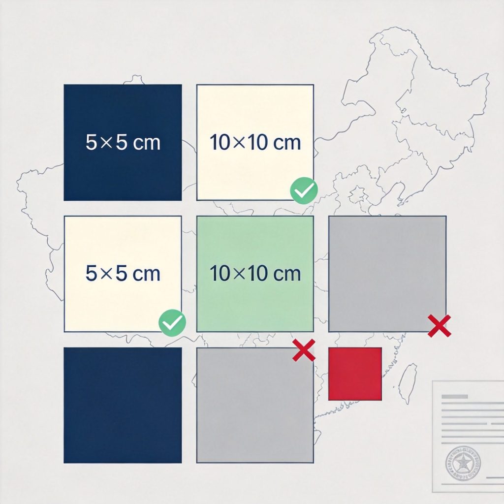 Square Logo Requirement in China